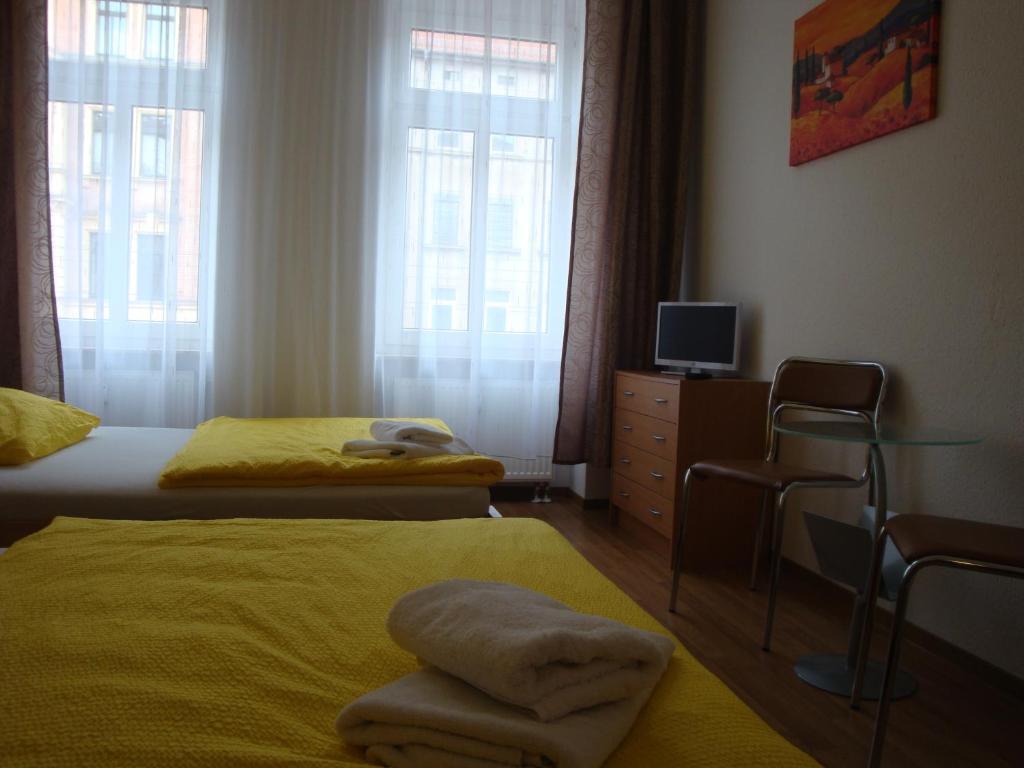 Pension Domicil Leipzig Kamer foto